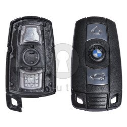 Key Shell (Smart) for BMW E-Series Buttons:3 / Blade signature: HU92 / (With Logo) / (With Blade) / Keyless GO
