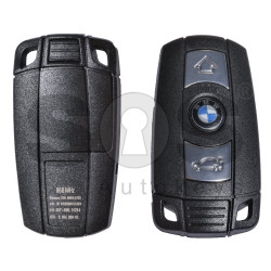 Key Shell (Smart) for BMW E-Series Buttons:3 / Blade signature: HU92 / (With Logo) / (With Blade) / Keyless GO