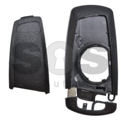 Key Shell (Smart) for BMW F-Series Buttons:3 / Blade signature: HU100R / (With Logo) / (With Blade) / (Blue Line)
