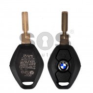Key Shell (Regular) for BMW E-Series Buttons:3 / Blade signature:HU58 / EWS System / (With Logo) Key Shell (Regular) for BMW E-Series Buttons:3 / Blade signature:HU58 / EWS System / (With Logo)