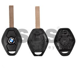 Key Shell (Regular) for BMW Buttons:3 / Blade signature: HU92 / (With Logo) Cas.2,EWS  