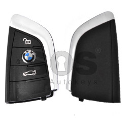 Key Shell (Smart) for BMW F- series / G-series Buttons:3 / Blade signature: HU100R / (With Logo) NEW MODEL