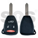 Key Shell (Regular) for Jeep Buttons:3+1 / Blade signature: CY24 / (Empty box) TYPE 1