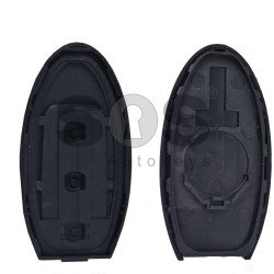 Key Shell (Smart) for Infiniti Buttons:2+1 (Panic) / Blade signature: NSN14 / (With Logo) / (Without slot)
