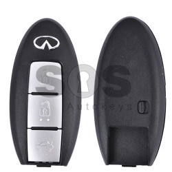 Key Shell (Smart) for Infiniti Buttons:3 / Blade signature: NSN14 / (With Logo) / (With slot)