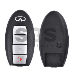 Key Shell (Smart) for Infiniti Buttons:3+1 / Blade signature: NSN14 / (With Logo) / (With slot)