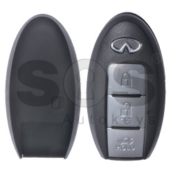 Key Shell (Smart) for Infiniti Buttons:3 / Blade signature: NSN14 / (With Logo) / (With slot)