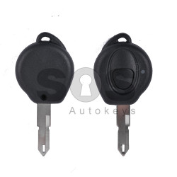 Key Shell (Regular) for Peugeot 206 Buttons:1 / Blade signature: NE72