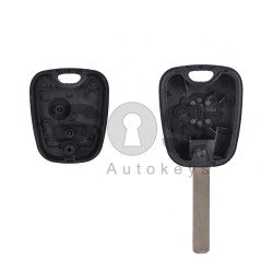 Key Shell (Regular) for Peugeot Buttons:2 / Blade signature: VA2 / (With Logo)