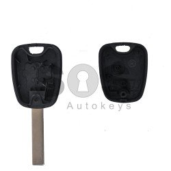 Key Shell (Regular) for Peugeot Buttons:2 / Blade signature: HU83 / (With Logo)