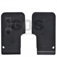 Key Shell (Card) for Ren Megane Buttons:3 / Blade signature: VA2 / (With Logo)