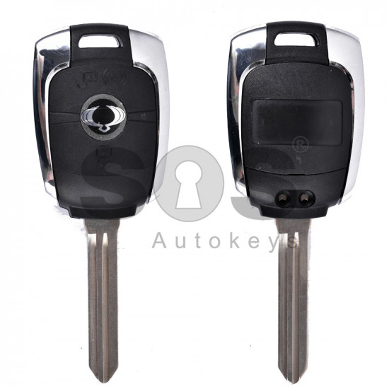 Key Shell (Regular) for Ssangyong Buttons:2 / (With Logo)