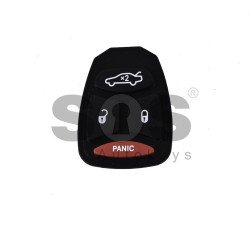 Rubber Buttons for Chrysler / Dodge / Jeep Buttons:3+1 Panic Rubber Buttons for Chrysler / Dodge / Jeep Buttons:3+1 Panic