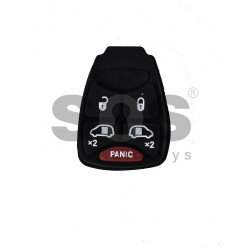 Rubber Buttons for Chrysler / Dodge / Jeep Buttons:4+1 Panic Rubber Buttons for Chrysler / Dodge / Jeep Buttons:4+1 Panic