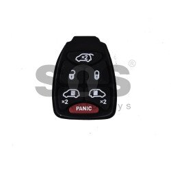 Rubber Buttons for Chrysler / Dodge / Jeep Buttons:5+1 Panic Rubber Buttons for Chrysler / Dodge / Jeep Buttons:5+1 Panic