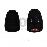 Rubber Buttons for Chrysler / Dodge / Jeep Buttons:2+1 Panic Rubber Buttons for Chrysler / Dodge / Jeep Buttons:2+1 Panic