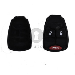 Rubber Buttons for Chrysler / Dodge / Jeep Buttons:2+1 Panic