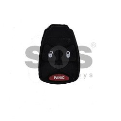 Rubber Buttons for Chrysler / Dodge / Jeep Buttons:2+1 Panic Rubber Buttons for Chrysler / Dodge / Jeep Buttons:2+1 Panic