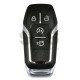Key Shell (Smart) for Ford Buttons:4  / Blade signature: HU101  / (Without Logo) / (With Blade)