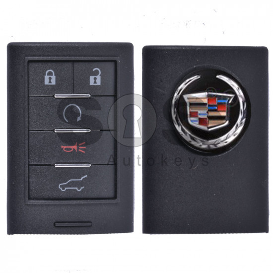 Key Shell (Smart) for Cadillac Buttons:5 / (With Logo) / (SUV)