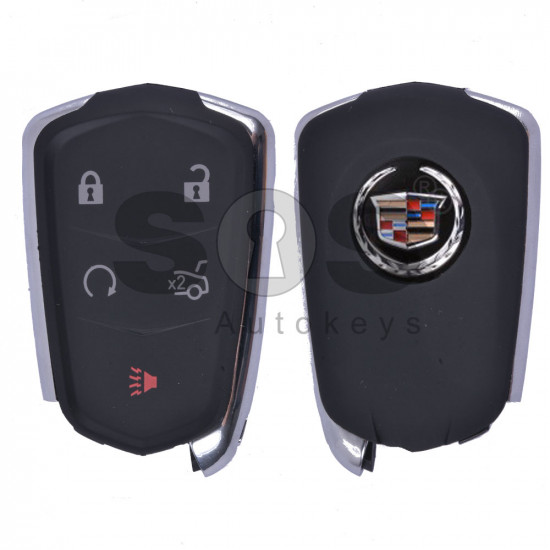 Key Shell (Smart) for Cadillac Buttons:5 / (With Logo) / (NEW SHAPE)