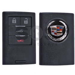 Key Shell (Smart) for Cadillac Buttons:4 / (With Logo)
