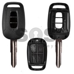 Key Shell (Regular) for Chevrolet Buttons:3 / Blade signature: DW04R / (Empty box)
