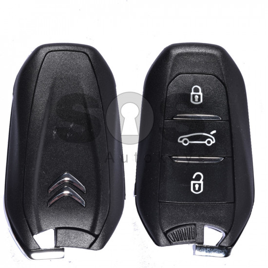 Key Shell (Smart) for Citroen Buttons:3 / Blade signature: VA2 / HU83 / (With Logo)
