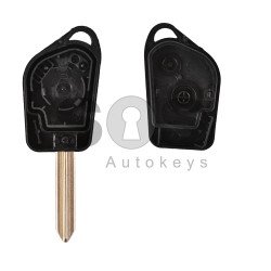 Key Shell (Regular) for Citroen Buttons:2 / Blade signature: SX9 / (With Logo)
