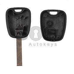Key Shell (Regular) for Citroen Buttons:2 / Blade signature: HU83 / (With Logo)