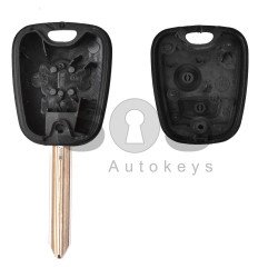 Key Shell (Regular) for Citroen Buttons:2 / Blade signature: SX9