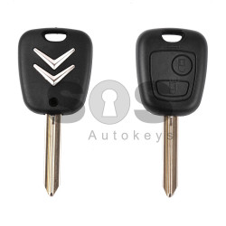 Key Shell (Regular) for Citroen Buttons:2 / Blade signature: SX9