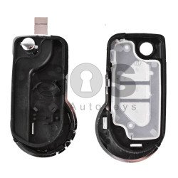 Key Shell (Flip) for Citroen DS3 Buttons:3 / (With Logo)