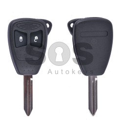 Key Shell (Regular) for Chrysler / Dodge / Jeep Buttons:2 / Blade signature: CY24