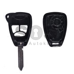 Key Shell (Regular) for Chrysler / Dodge / Jeep Buttons:3 / Blade signature: CY24 / (Empty box) TYPE 2 Key Shell (Regular) for Chrysler / Dodge / Jeep Buttons:3 / Blade signature: CY24 / (Empty box) TYPE 2