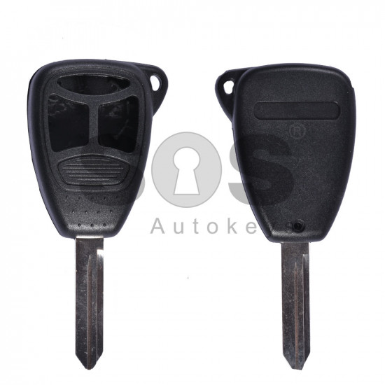 Key Shell (Regular) for Chrysler / Dodge / Jeep Buttons:2+1 / Blade signature: CY24 / (Empty box) TYPE 2