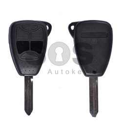 Key Shell (Regular) for Chrysler / Dodge / Jeep Buttons:2 / Blade signature: CY24 / (Empty box) TYPE 2