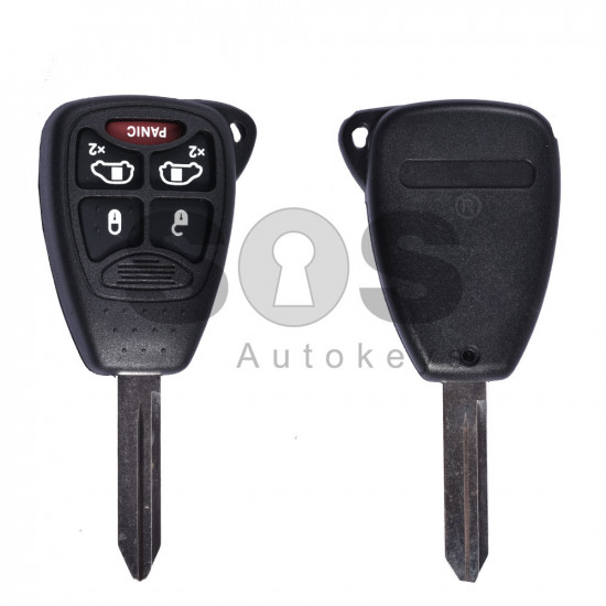 Key Shell (Regular) for Jeep Buttons:4+1 / Blade signature: CY24 / (Empty box)