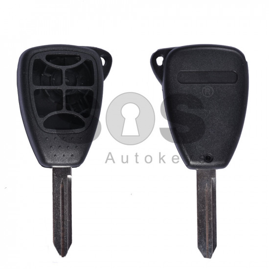 Key Shell (Regular) for Chrysler Buttons:5+1 / Blade signature: CY24 / (Empty box)