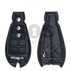 Key Shell (Smart) for Dodge/Jeep Buttons:2+1 / Blade signature: CY24 / (Fish)
