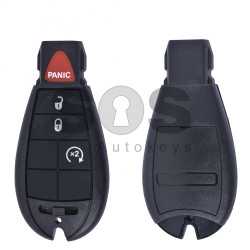 Key Shell (Smart) for Chrysler (Fish) Buttons:3+1 / Blade signature: CY24 / KEYLESS