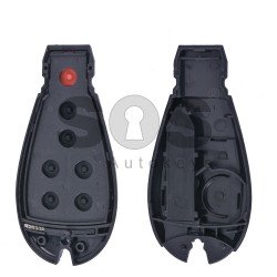 Key Shell (Smart) for Chrysler (Fish) Buttons:3+1 / Blade signature: CY24 / KEYLESS