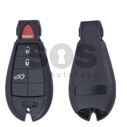 Key Shell (Smart) for Dodge / Jeep (Fish) Buttons:3+1 / Blade signature: CY24