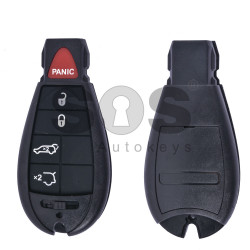 Key Shell (Smart) for Chrysler (Fish) Buttons:4+1 / Blade signature: CY24 / KEYLESS
