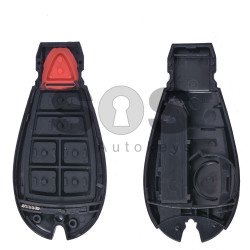 Key Shell (Smart) for Dodge / Jeep (Fish) Buttons:4+1 / Blade signature: CY24
