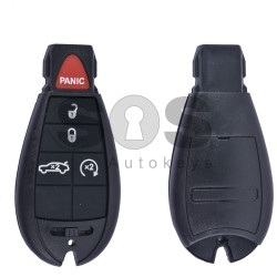 Key Shell (Smart) for Chrysler (Fish) Buttons:4+1 / Blade signature: CY24 / KEYLESS