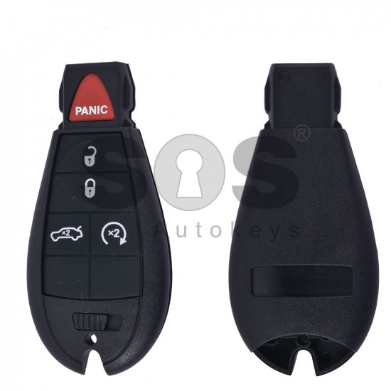 Key Shell (Smart) for Dodge / Jeep (Fish) Buttons:4+1 / Blade signature: CY24