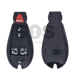 Key Shell (Smart) for Dodge / Jeep (Fish) Buttons:4+1 / Blade signature: CY24
