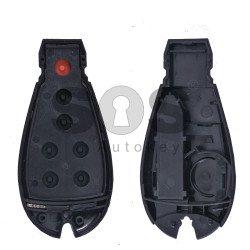 Key Shell (Smart) for Dodge / Jeep (Fish) Buttons:5+1 / Blade signature: CY24
