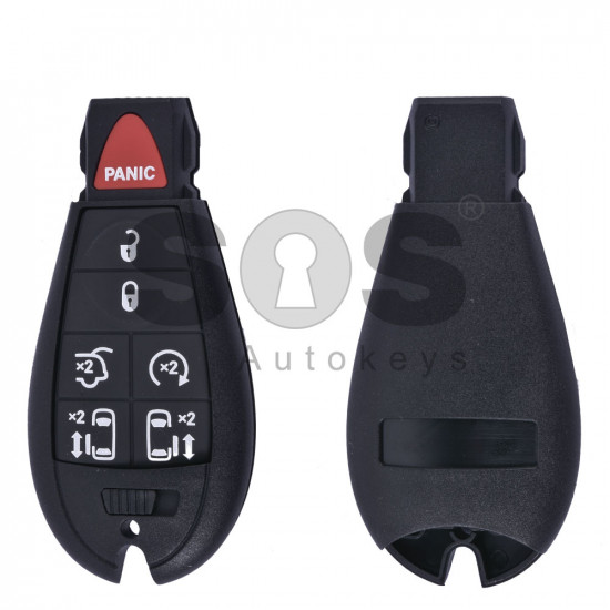 Key Shell (Smart) for Dodge / Jeep (Fish) Buttons:6+1 / Blade signature: CY24